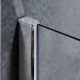Шторки стеклянные на ванну Koer SR BS05-90x140-TR-01 прозрачное стекло Easy Clean 6мм, хром (KR5372