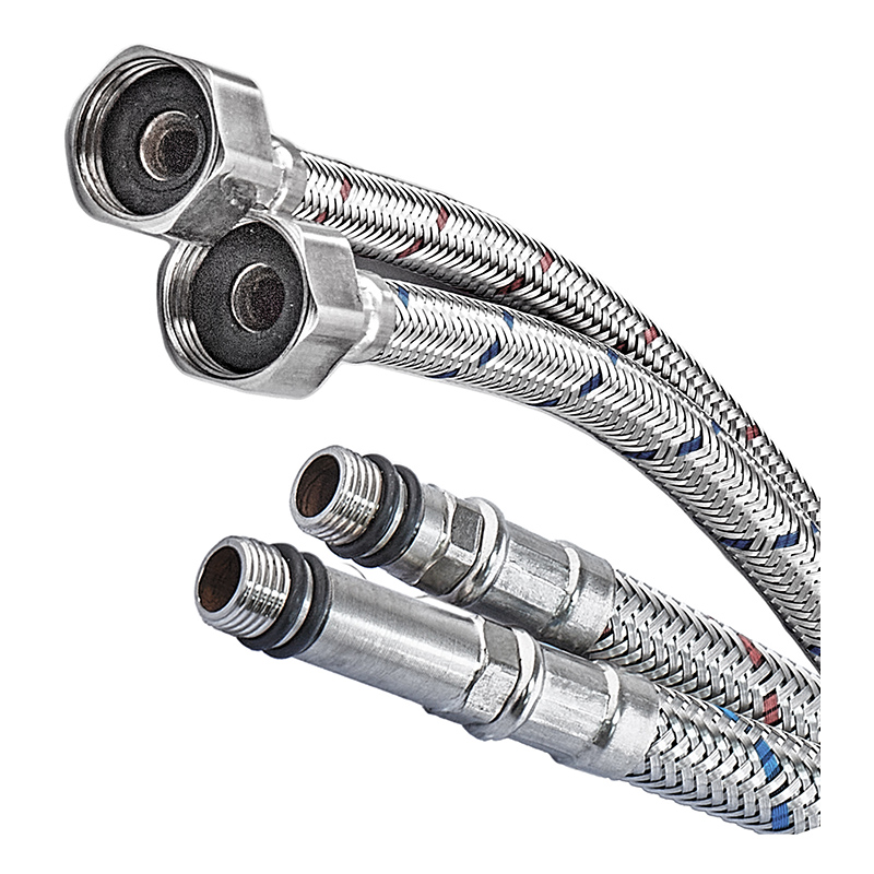 Гибкая подводка Champion FH-01-F1/2"xM10-40 нержавейка (пара)
