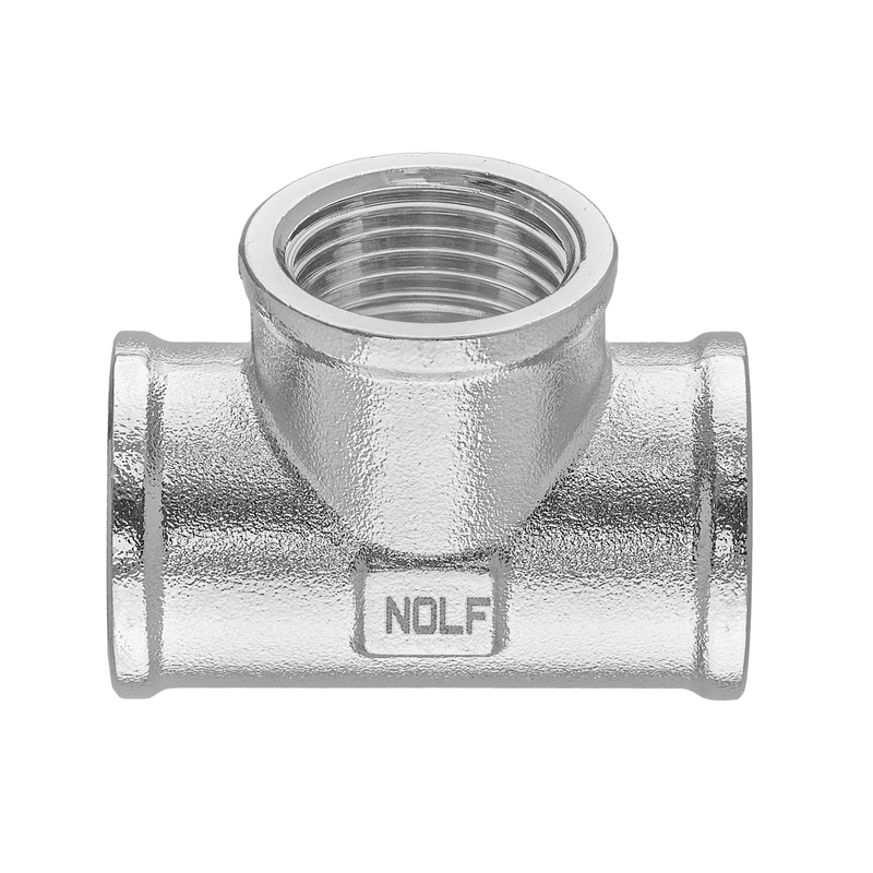 Тройник Nolf NFC.T08F-N-3/4''FFF никелированный