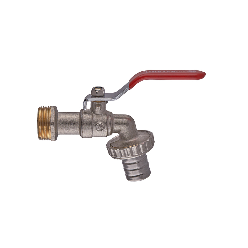 Кран пивной Waterpro WP100-20 - 3/4" ручка "рычаг" красная
