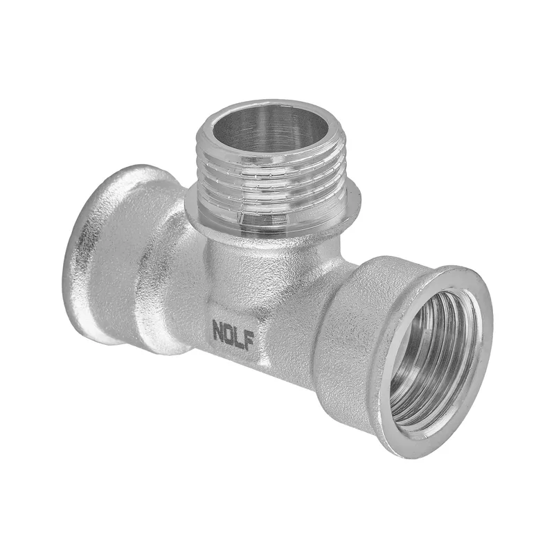 Тройник Nolf NFC.T06FMF-N-1/2''FMF никелированный