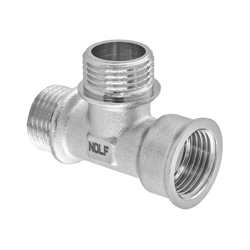 Тройник Nolf NFC.T06FMM-N-1/2''FMM никелированный