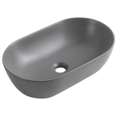 Раковина накладная Mixxus Premium ELLIPSE-0109 GRAY 500x300x140mm