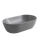 Раковина накладная Mixxus Premium ELLIPSE-0109 GRAY 500x300x140mm