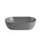 Раковина накладная Mixxus Premium ELLIPSE-0109 GRAY 500x300x140mm