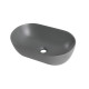 Раковина накладная Mixxus Premium ELLIPSE-0109 GRAY 500x300x140mm