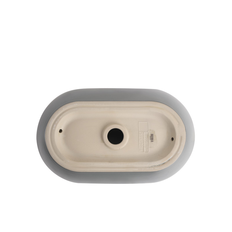 Раковина накладная Mixxus Premium ELLIPSE-0109 GRAY 500x300x140mm
