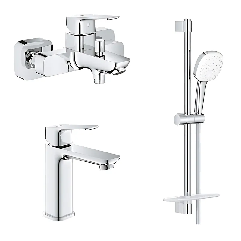 Комплект смесителей для ванны Grohe Cubeo