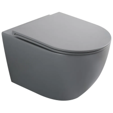 Унитаз подвесной Mixxus Premium ELLIPSE-0308-T3 GRAY 490x360x360mm система смыва TORNADO 3.0 (MP665