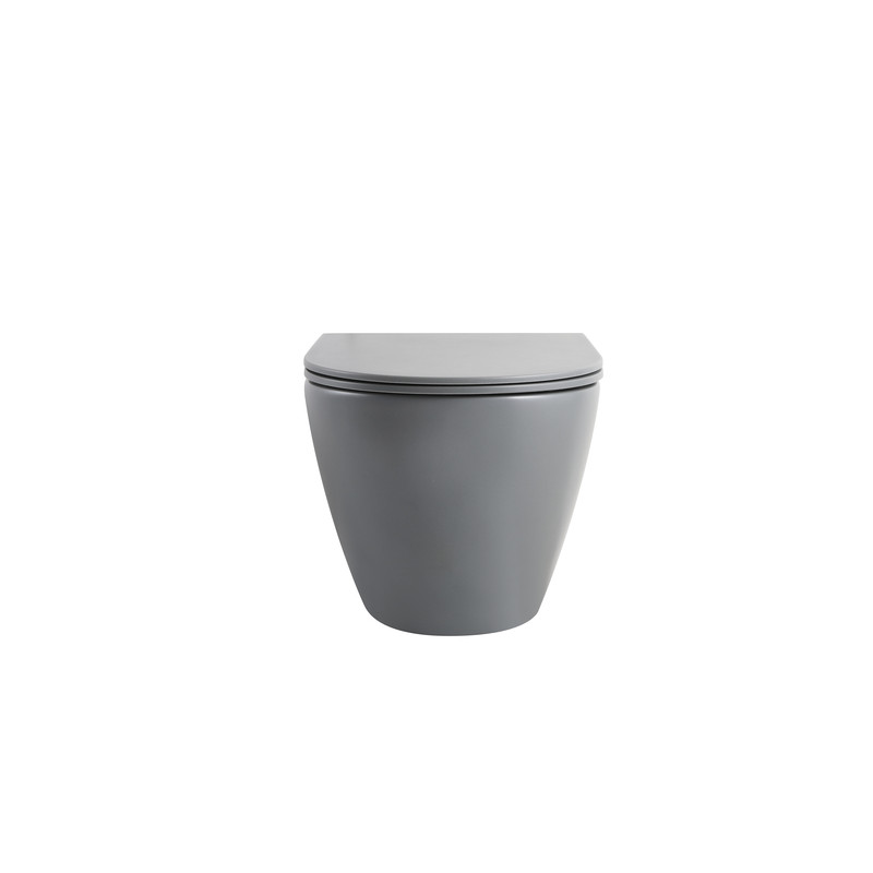 Унитаз подвесной Mixxus Premium ELLIPSE-0308-T3 GRAY 490x360x360mm система смыва TORNADO 3.0 (MP665