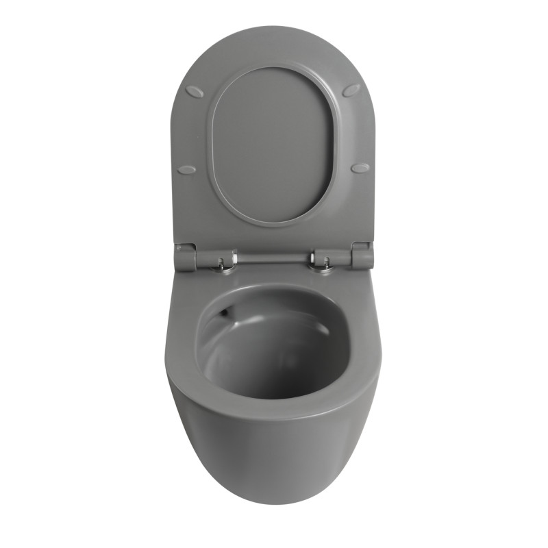 Унитаз подвесной Mixxus Premium ELLIPSE-0308-T3 GRAY 490x360x360mm система смыва TORNADO 3.0 (MP665