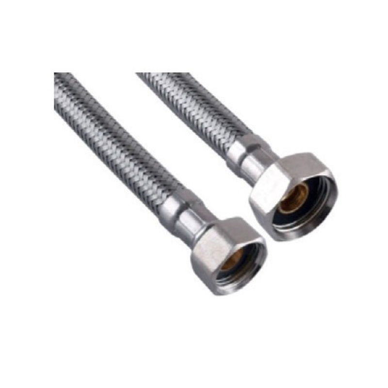 Гибкая подводка Zerix ZHN-02-FF1/2"-080 (нейлоновая оплетка, гайки нерж)