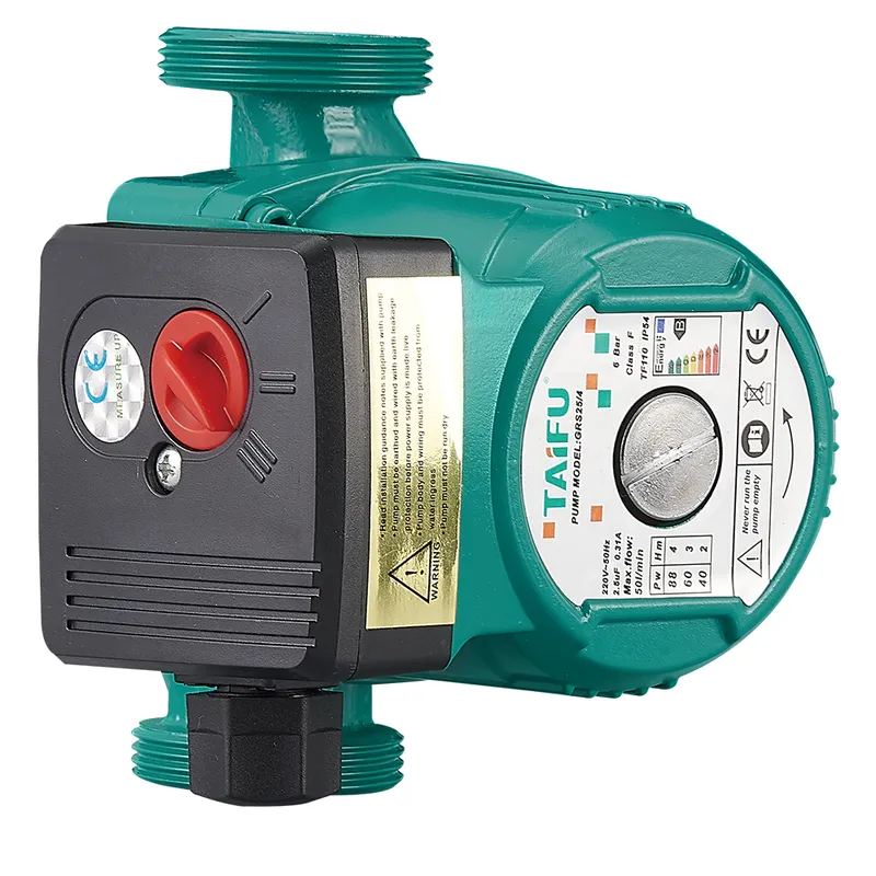 Насос циркуляционный Taifu GRS-25/60/130 Н=6М, Q=3,6кбМ, P=93Вт (с кабелем и гайками)