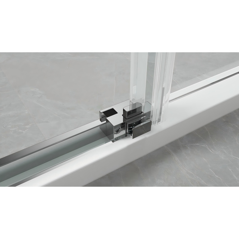 Душевая кабина без поддона Koer SR SC03-90x90x200-TR-07 прозрачное стекло Easy Clean 6мм, графит (K
