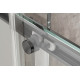 Душевая кабина без поддона Koer SR SC03-90x90x200-TR-07 прозрачное стекло Easy Clean 6мм, графит (K