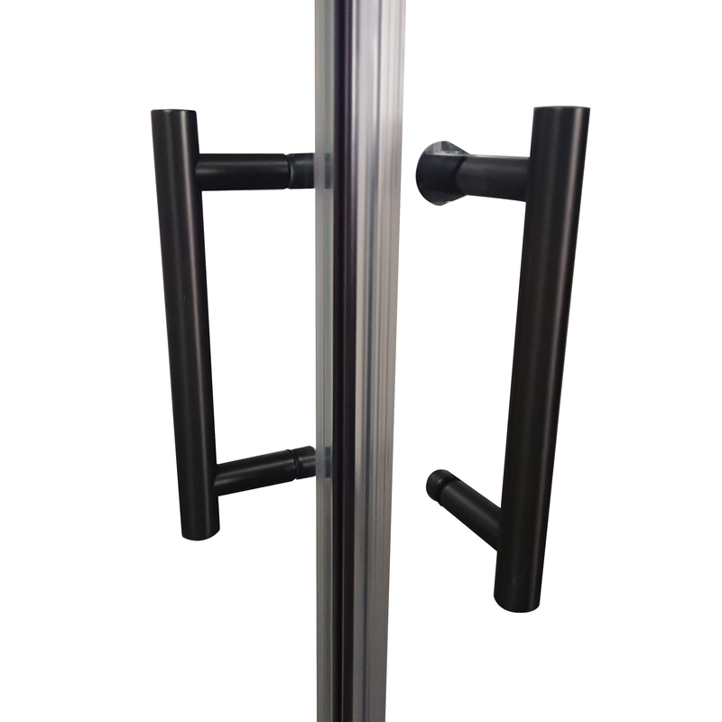Душевая кабина без поддона Koer SR SC03-90x90x200-TR-07 прозрачное стекло Easy Clean 6мм, графит (K