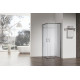 Душевая кабина без поддона Koer SR SC03-90x90x200-TR-07 прозрачное стекло Easy Clean 6мм, графит (K