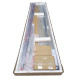 Душевая кабина без поддона Koer SR SC03-90x90x200-TR-07 прозрачное стекло Easy Clean 6мм, графит (K