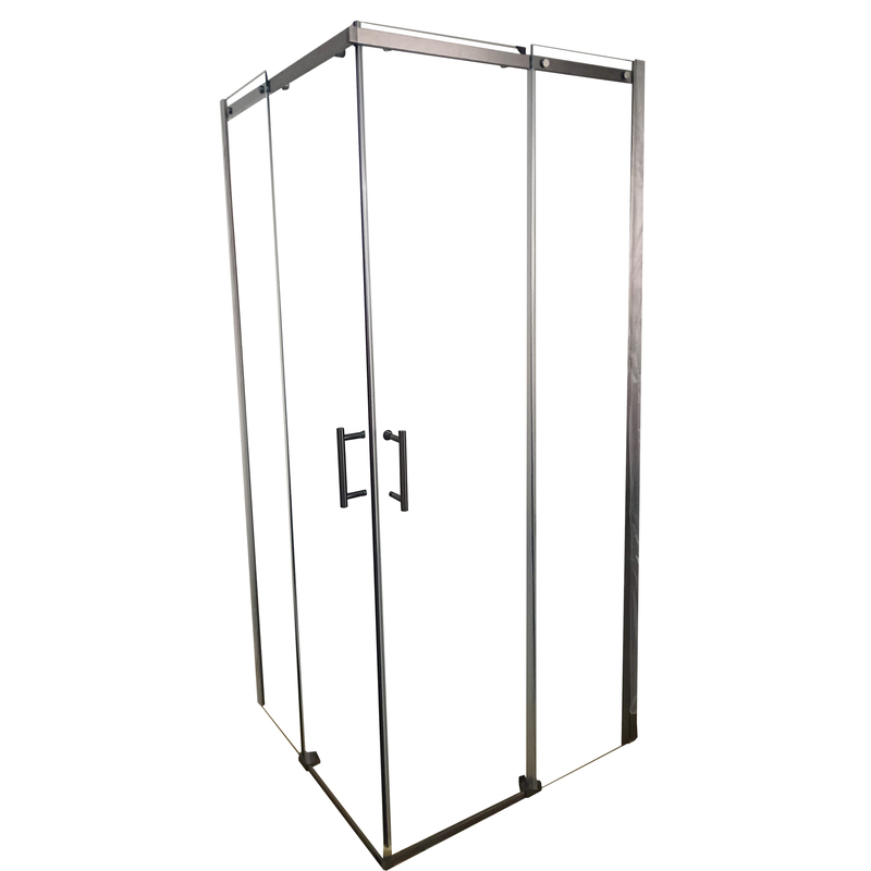 Душевая кабина без поддона Koer SR SC03-90x90x200-TR-07 прозрачное стекло Easy Clean 6мм, графит (K