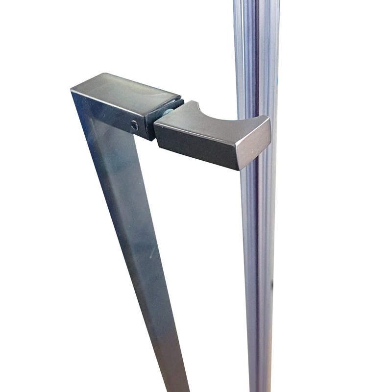 Душевая кабина без поддона Koer SR SC06-90x90x200-TR-07 прозрачное стекло Easy Clean 8мм, графит (K