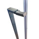 Душевая кабина без поддона Koer SR SC06-90x90x200-TR-07 прозрачное стекло Easy Clean 8мм, графит (K