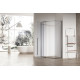 Душевая кабина без поддона Koer SR SC06-90x90x200-TR-07 прозрачное стекло Easy Clean 8мм, графит (K