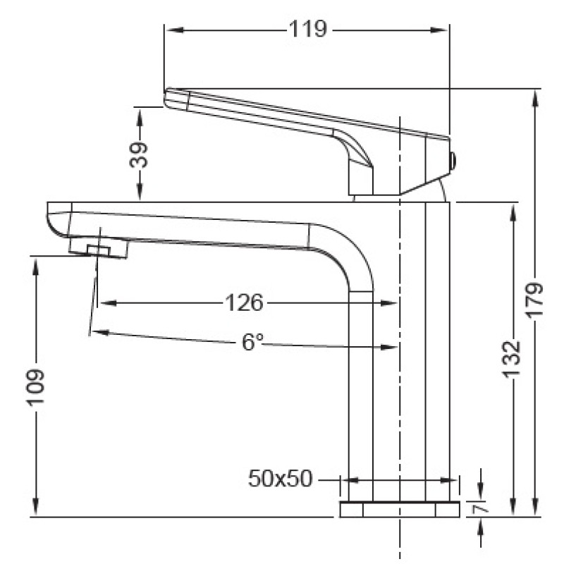 Смеситель для умывальника Koer KB-10031-01