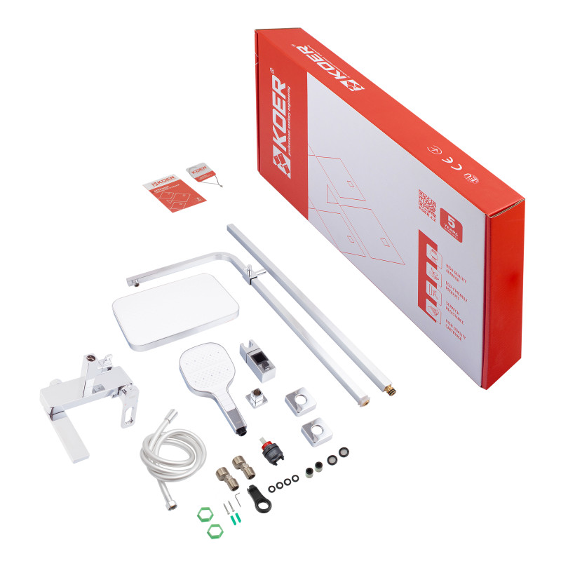 Душевая колонна со смесителем Koer KB-56031-01, 3 функции