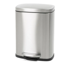 Мусорное ведро с плавным закрытием прямоугольное Mixxus Bevel-TC0105 SS Color 5л цвет нержавейка (M