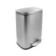 Мусорное ведро с плавным закрытием прямоугольное Mixxus Bevel-TC0105 SS Color 5л цвет нержавейка (M