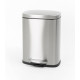 Мусорное ведро с плавным закрытием прямоугольное Mixxus Bevel-TC0105 SS Color 5л цвет нержавейка (M