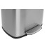 Мусорное ведро с плавным закрытием прямоугольное Mixxus Bevel-TC0105 SS Color 5л цвет нержавейка (M