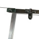 Душевая кабина без поддона Koer SR SC01-120x80x200-TR-01 прозрачное стекло Easy Clean 8мм, хром (KR