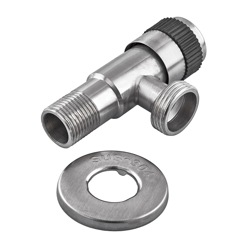 Кран для подключения сантехприборов Champion VAL-05 1/2x3/4 с нерж. стали SUS304