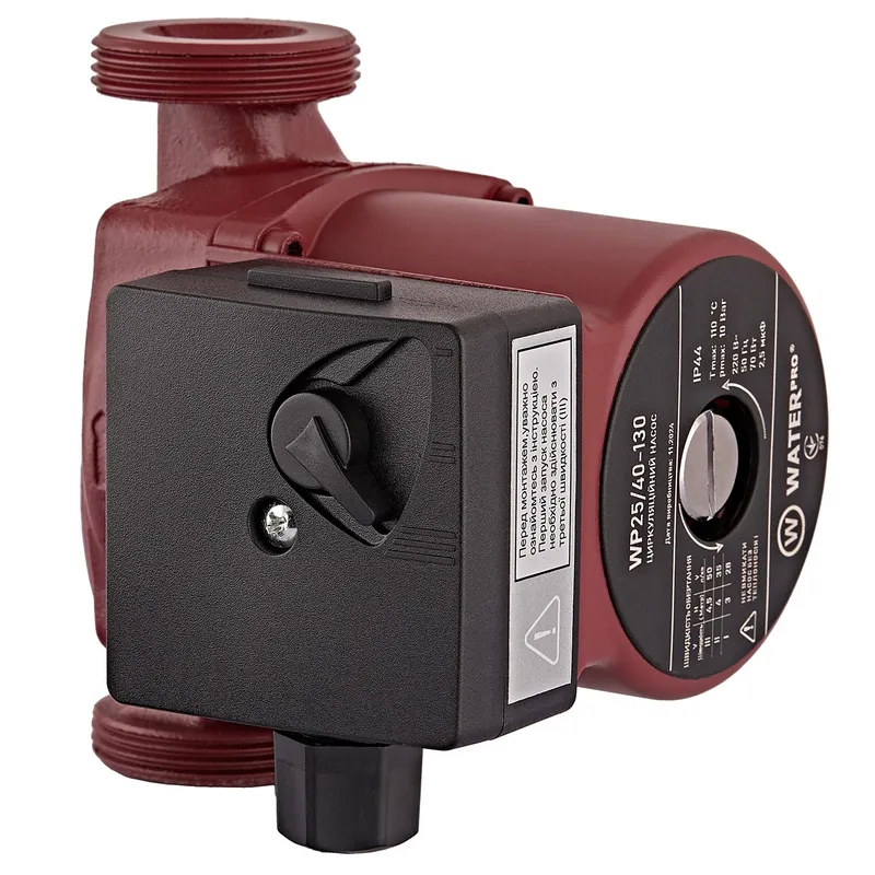 Насос циркуляционный Waterpro WP25/40-130 с кабелем, без гаек