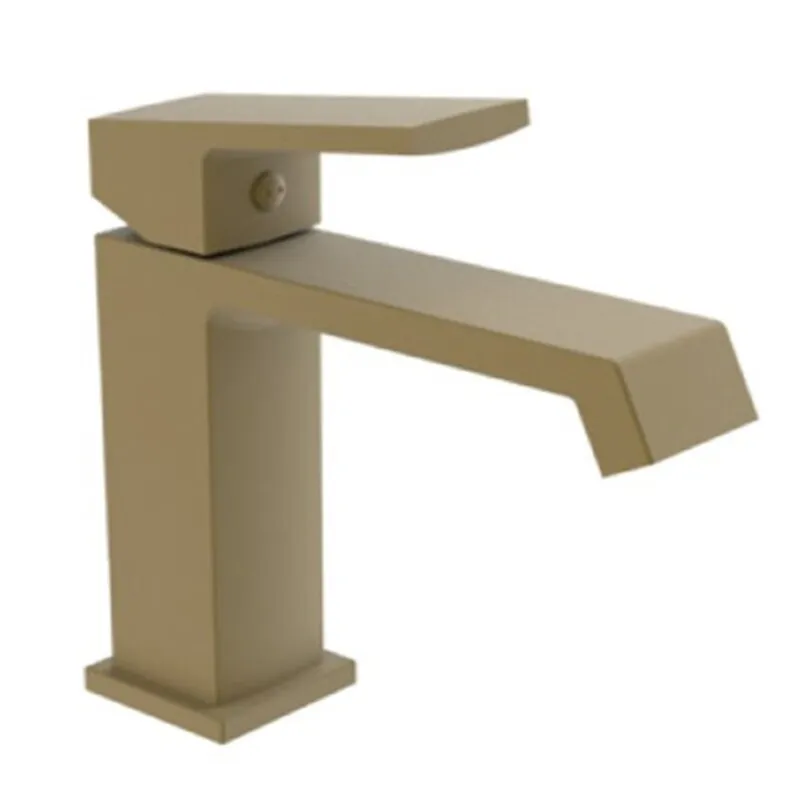 Смеситель для умывальника HAIBA GAUDI 001 BRUSHED GOLD