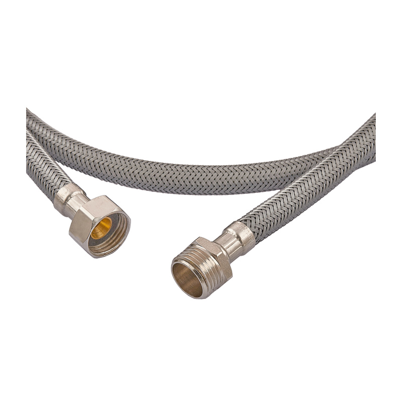 Гибкая подводка Zerix ZHN-02-FM1/2"-200 (нейлоновая оплетка, гайки нерж)