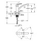 Смеситель для кухни Grohe Eurosmart New