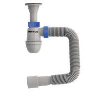 Сифон для умывальника Mixxus SU-09-A 1 1/4"x32 с литым выпуском