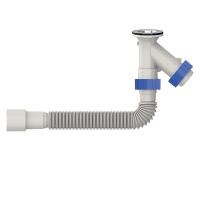 Сифон для умывальника Mixxus SU-08 1 1/4"x40 компактный 40*40/50