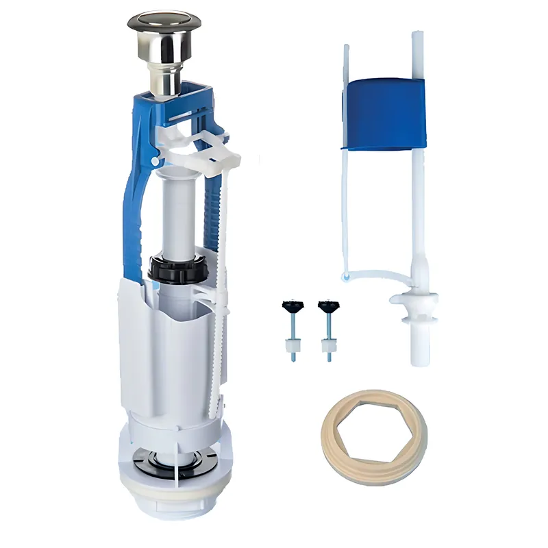 Комплект усиленных арматур Mixxus AK-01-A: спускная 1-реж. + наполнительная с нижним подводом (MI82