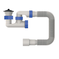 Сифон для душевого поддона Mixxus SD-02 с ревизией и нержавеющим выпуском