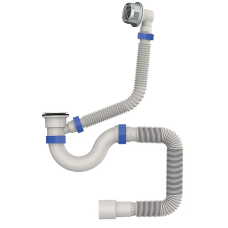 Сифон для ванны Mixxus SV-03-A 1 1/2" прямоточный с пластиковым выпуском и переливом