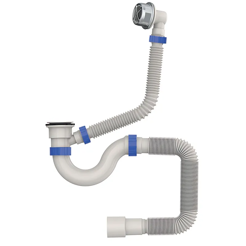 Сифон для ванны Mixxus SV-03-A 1 1/2" прямоточный с пластиковым выпуском и переливом