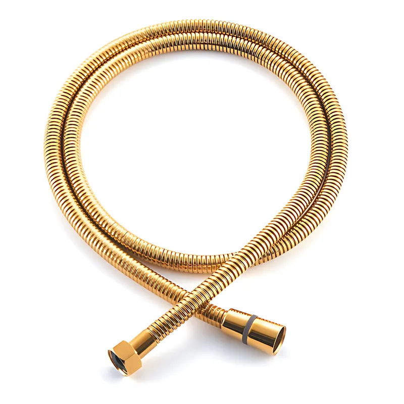 Шланг для душа KOER KB-0801-150-12 BRUSHED GOLD оплетка нерж.150 см, цвет мат.золото