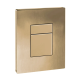 Панель смыва пластиковая Koer KT-0607-12 157x198x3mm, кнопка квадратная (цвет матовое золото) (KR57