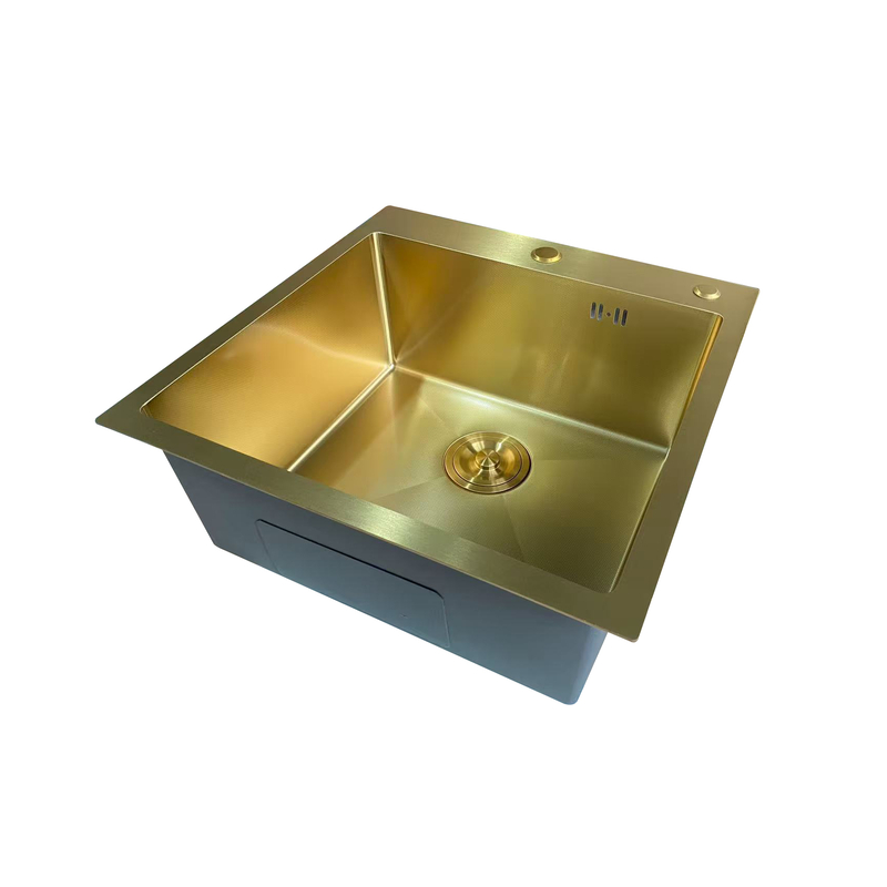 Мойка Mixxus MH5050 Micro Decor Brushed Gold (3.0/0.8) из нерж. стали (цвет матовое золото) (MI8214