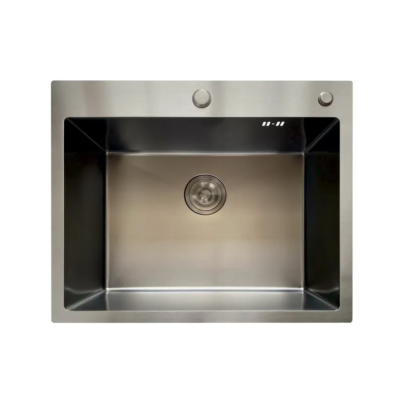 Мойка Mixxus MH6050 Micro Decor Graphite (3.0/0.8) из нерж. стали (цвет графит)