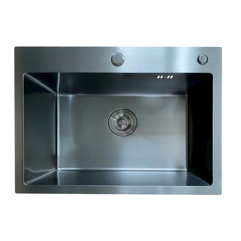 Мойка Mixxus MH5843 Micro Decor Black (3.0/0.8) из нерж. стали (цвет черный)