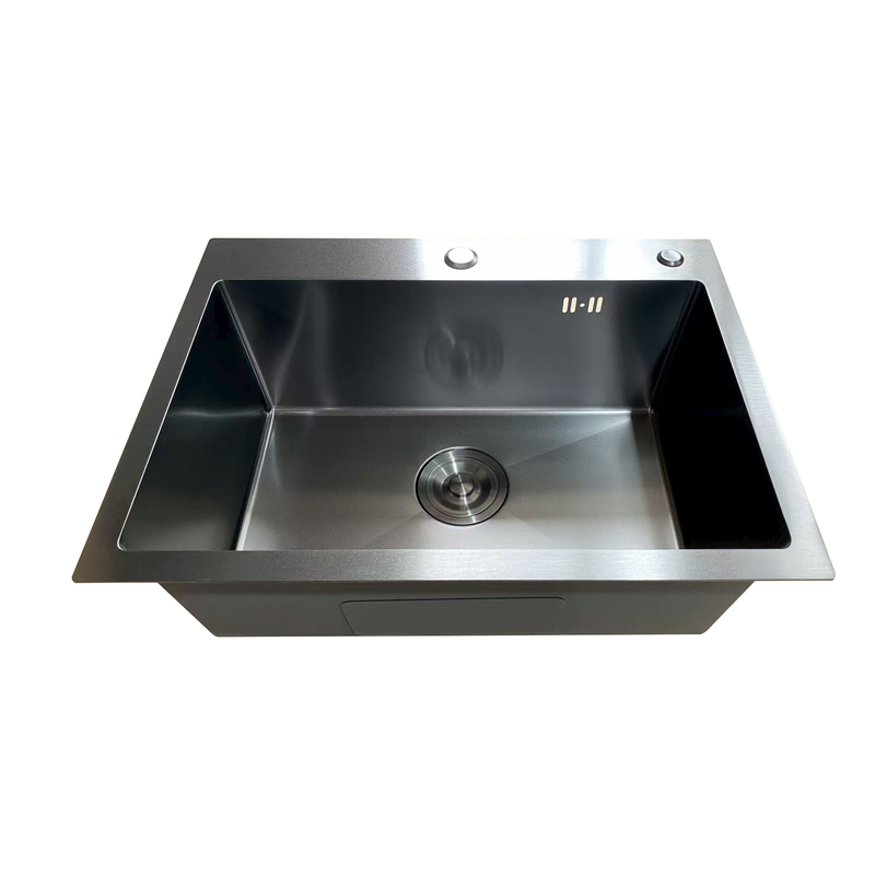 Мойка Mixxus MH5843 Micro Decor Black (3.0/0.8) из нерж. стали (цвет черный)